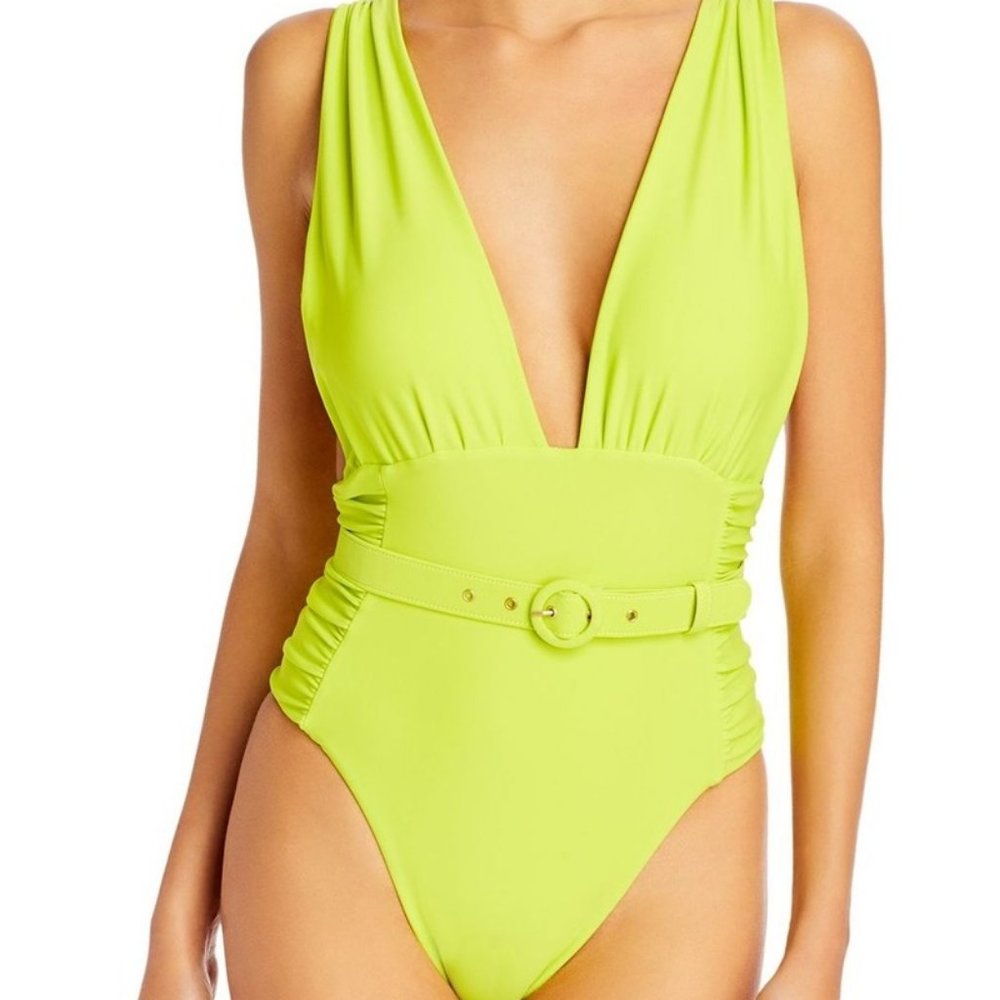 NWT! Nicholas Sulfur Plunge One Piece Swimsuit